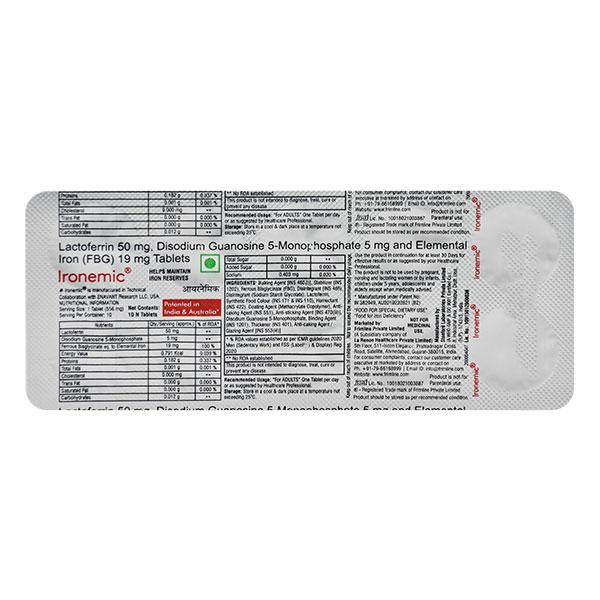 IRONEMIC Tablet 10's