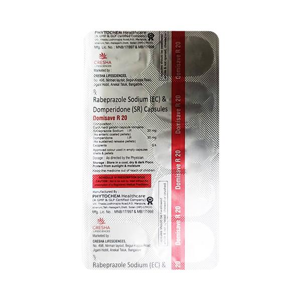 DOMISAVE R 20 Capsule 10's