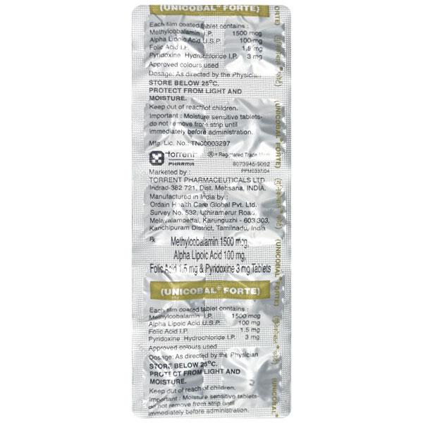 Unicobal Forte Tablet 10'S