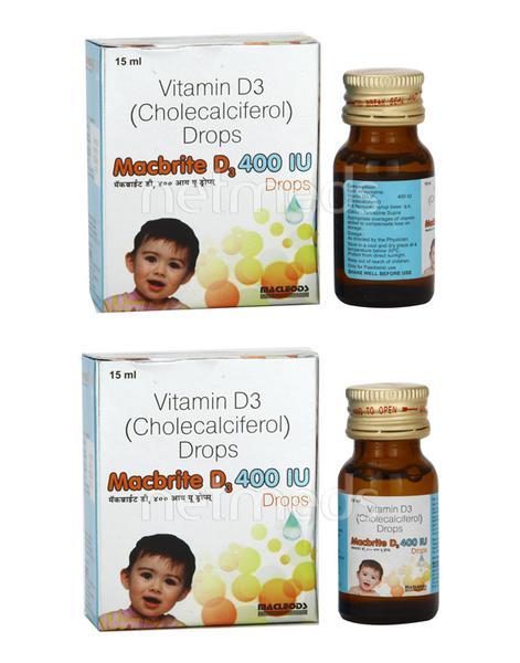 Macbrite D3 400IU Drops 15ml