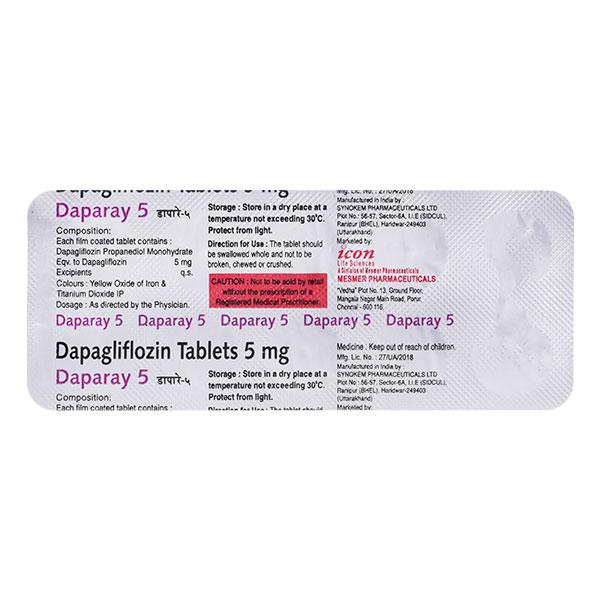 DAPARAY 5 Tablet 10's