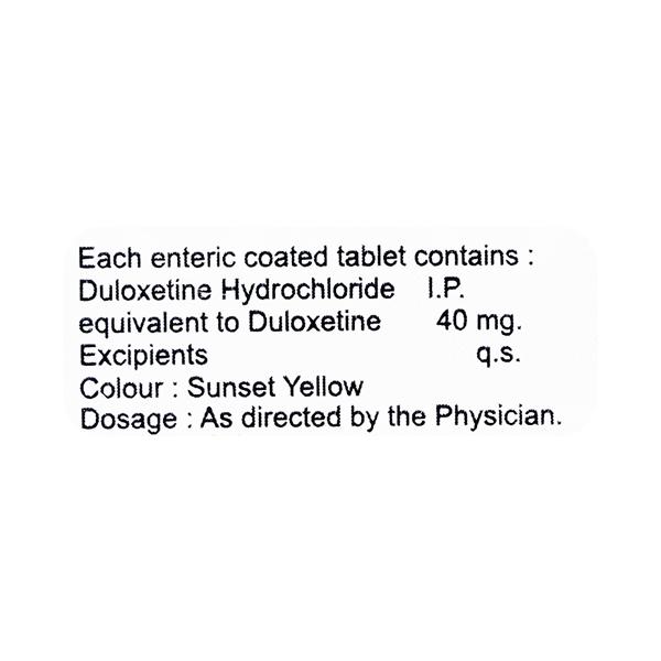 Dulodep 40mg Tablet 10'S