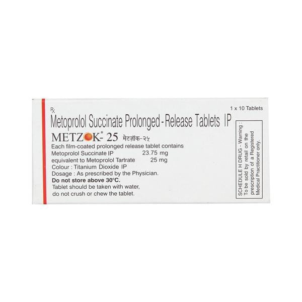 Metzok 25mg Tablet 10'S
