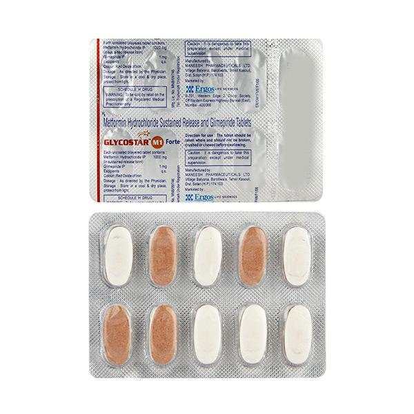 Glycostar M1 Forte Tablet 10'S