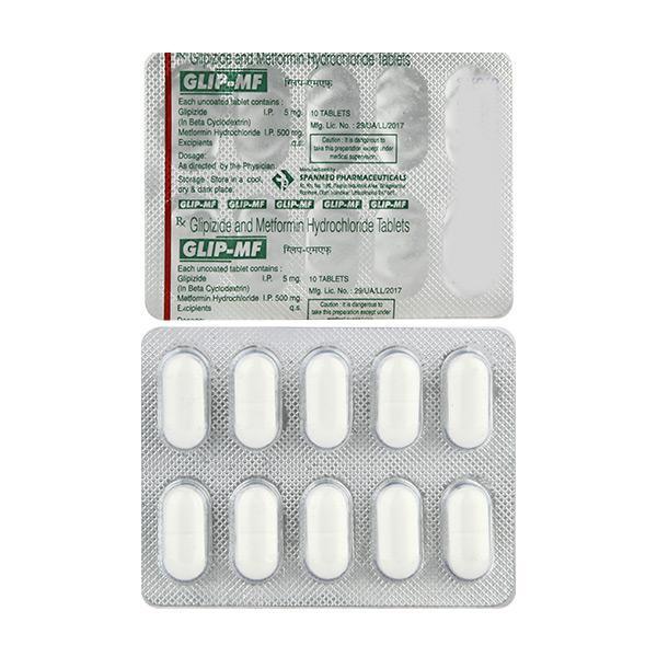 Glip MF Tablet 10'S