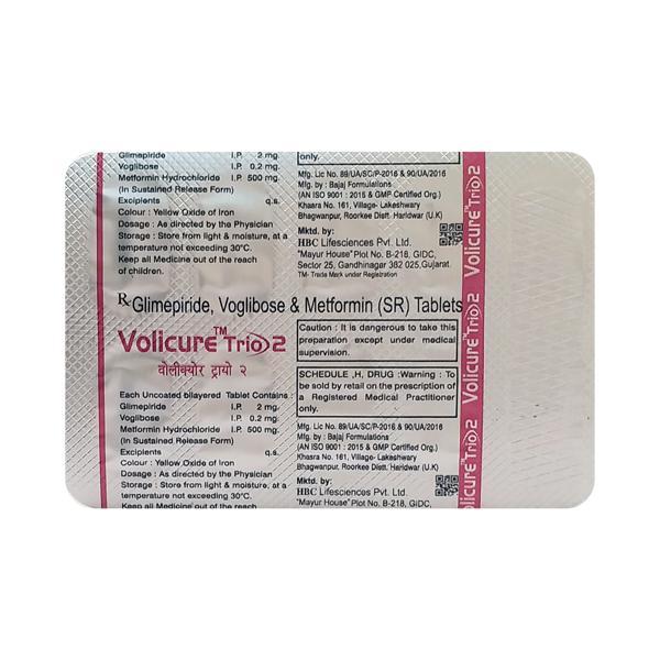 Volicure Trio 2 Tablet 10'S