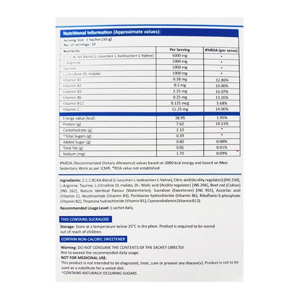 FULLYTE BCAA+ DELICIOUS WATERMELON FLAVOUR Powder 280g