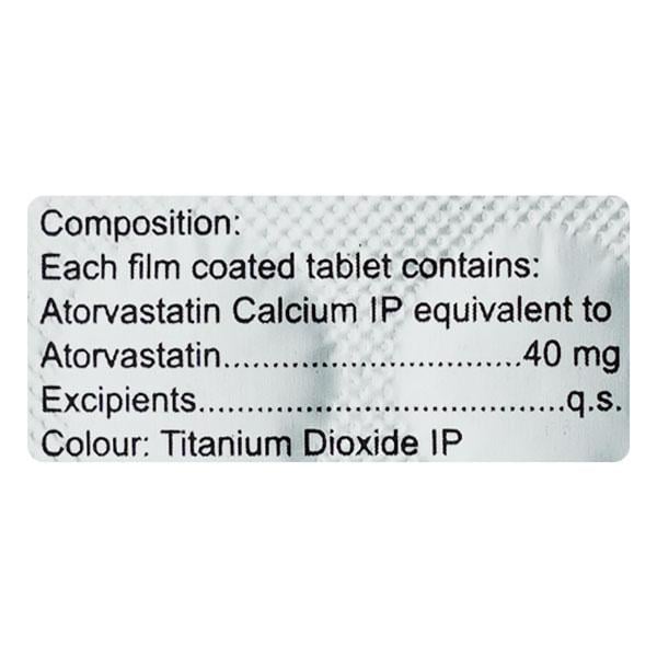 Atorsave 40mg Tablet 15'S
