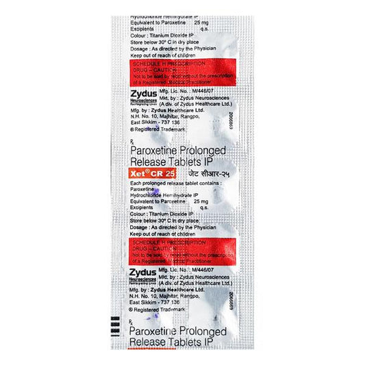 XET CR 25mg Tablet 10'S