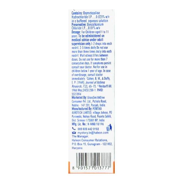 OTRIVIN PAEDIATRIC OXY Nasal Drops 10ml