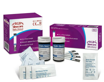 RGB Safe-Accu 2 Glucometer Strip