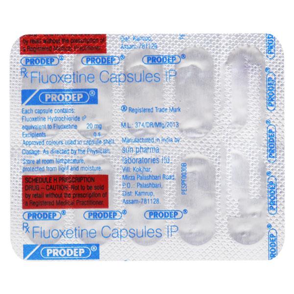 Prodep 20mg Capsule 10'S