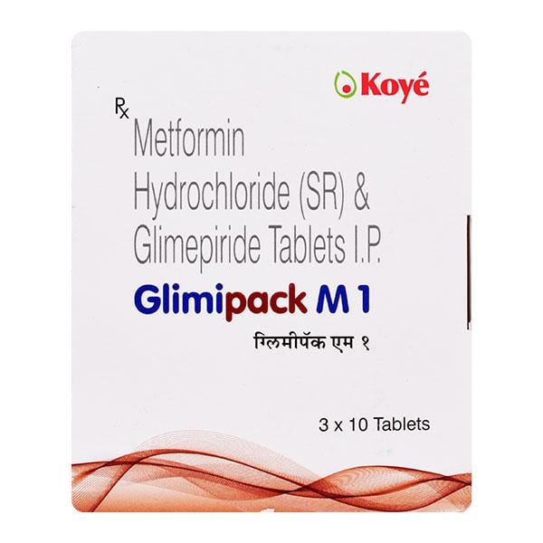 Glimipack M 1/500mg Tablet 30'S