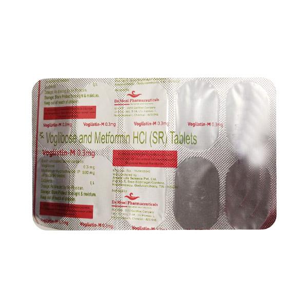 VOGLISTIN M 0.3 Tablet 10's