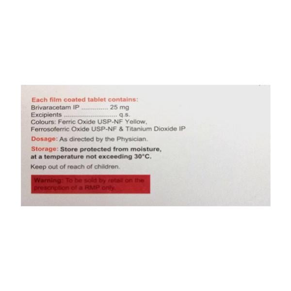 BRIVEPSY 25 Tablet 10's