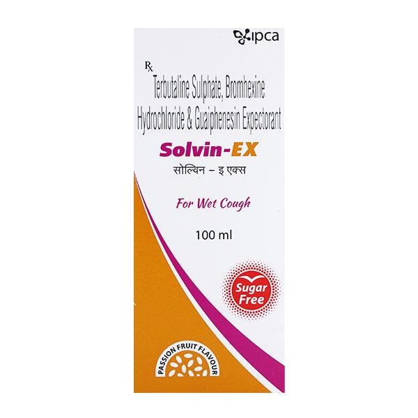 SOLVIN EX PASSION FRUIT FLAVOUR SUGAR FREE Expectorant 100ml