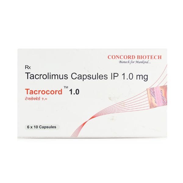 TACROCORD 1mg Capsule 10's