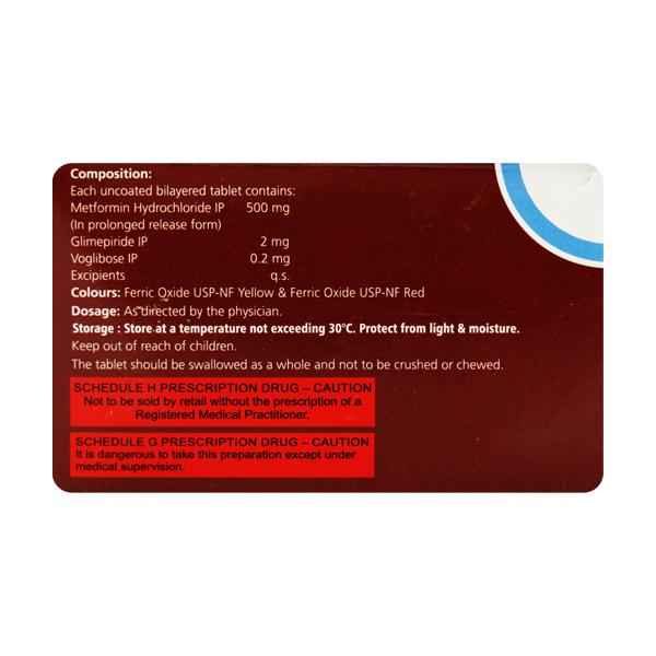 Istaphase mg 2/500/0.2mg Tablet 10'S