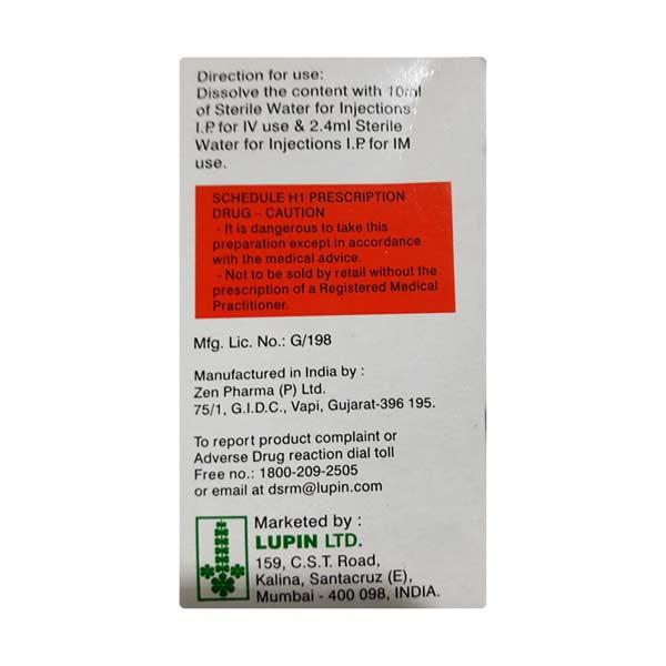 Magnova 1gm+125mg Injection 1's