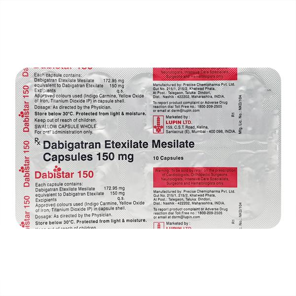 Dabistar 150mg Capsule 10'S