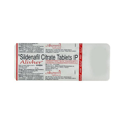 Alivher 25mg Tablet 10'S