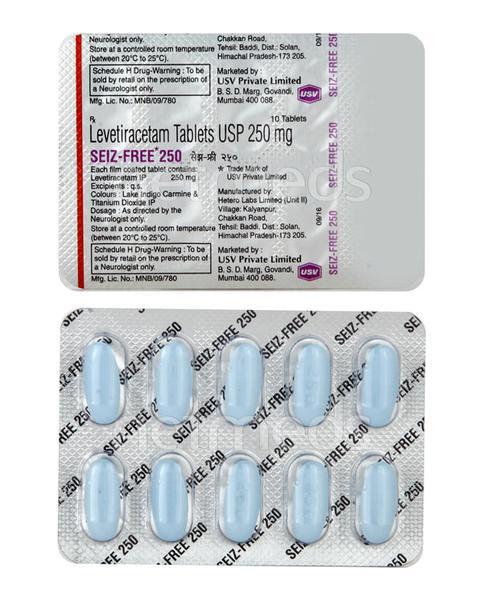 Seiz Free 250mg Tablet 10'S