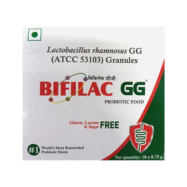 BIFILAC GG SUGAR FREE & GLUTEN FREE Granules 0.75gm