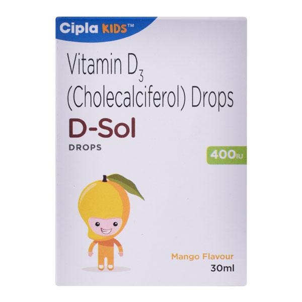D SOL 400IU Mango Flavour Oral drops 30ml