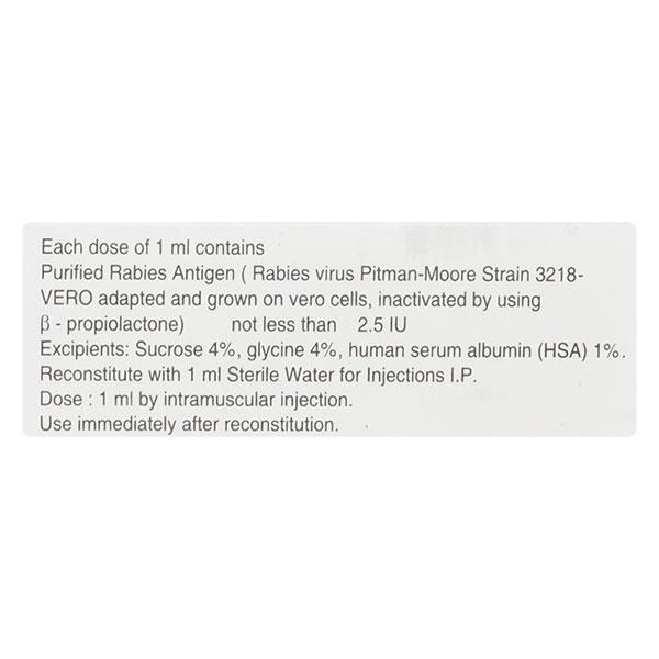Rabivax S Vaccine 1ml