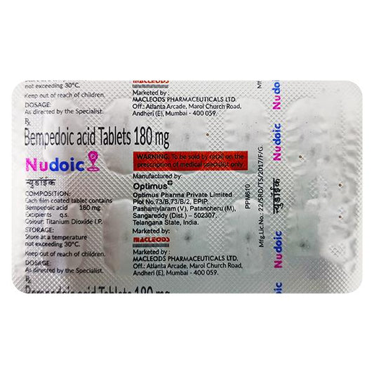 NUDOIC 180 Tablet 10's