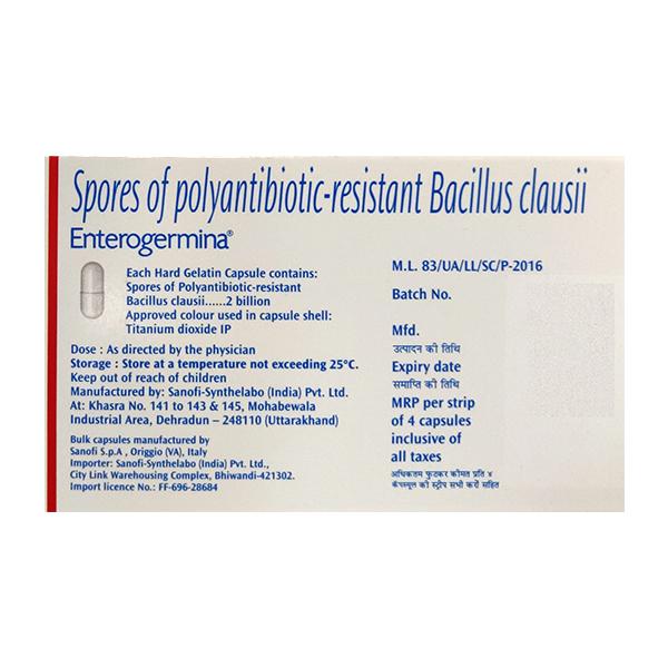 Enterogermina Capsule 4'S (N)