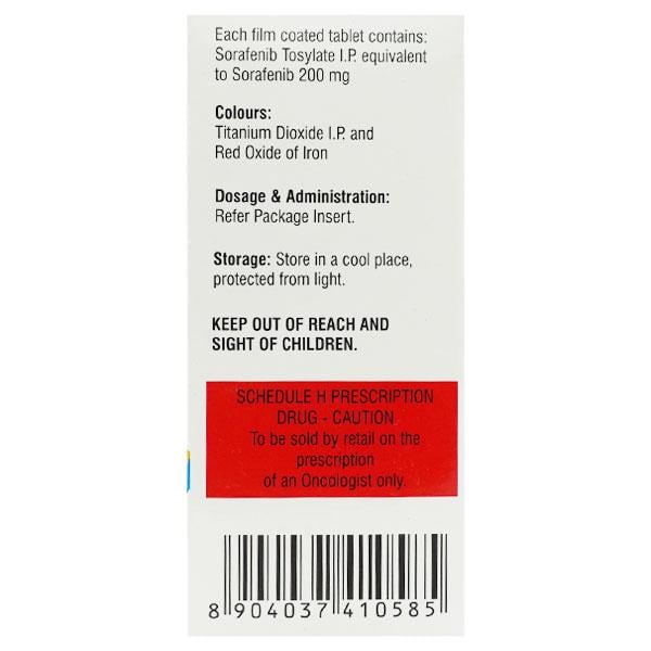 SORAFENAT 200mg Tablet 120's