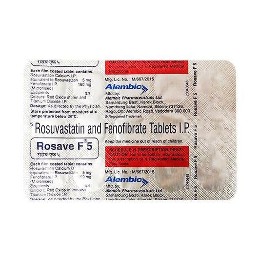 ROSAVE F 5 Tablet 15's