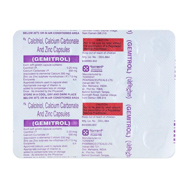 Gemitrol Capsule 15'S