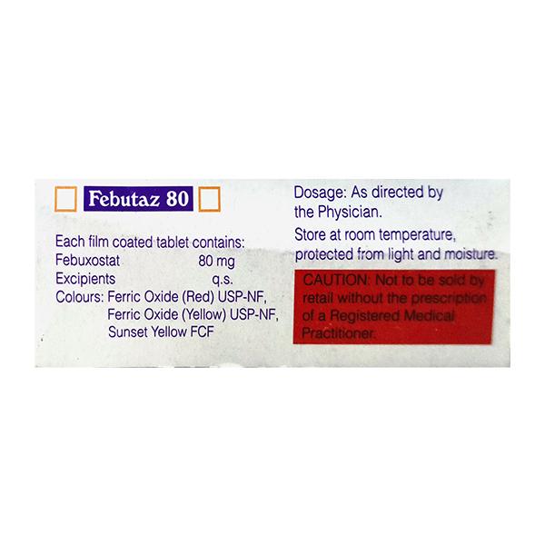 Febutaz 80mg Tablet 10'S