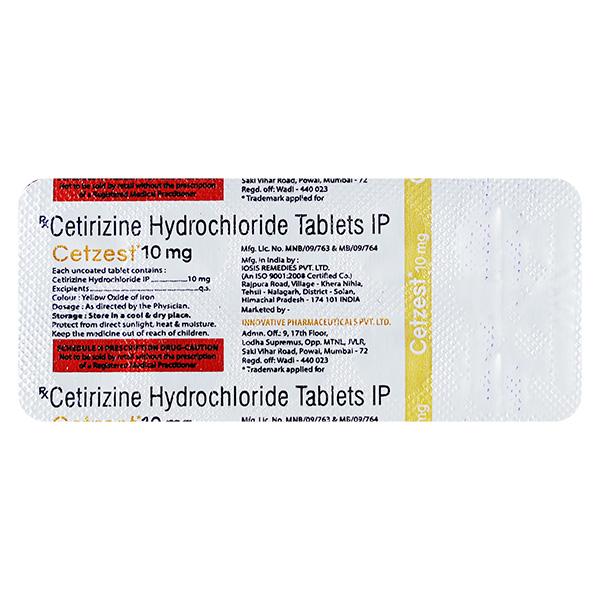 CETZEST 10 Tablet 10's