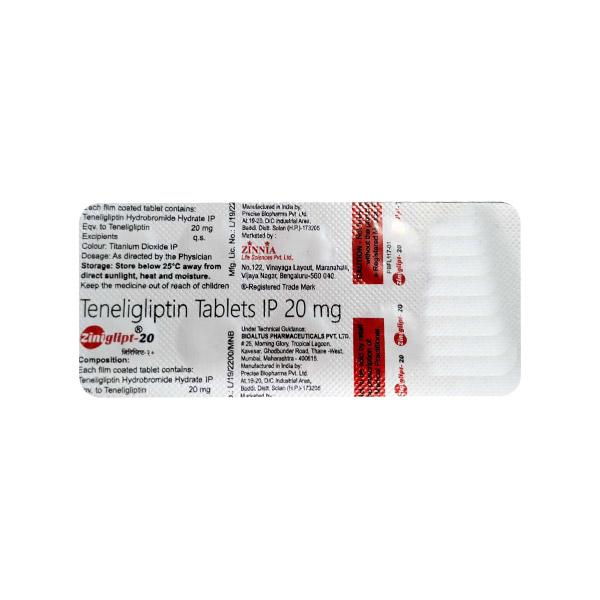 ZINIGLIPT 20mg Tablet 10's