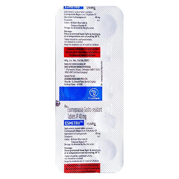 ESMETRU 40 Tablet 10's