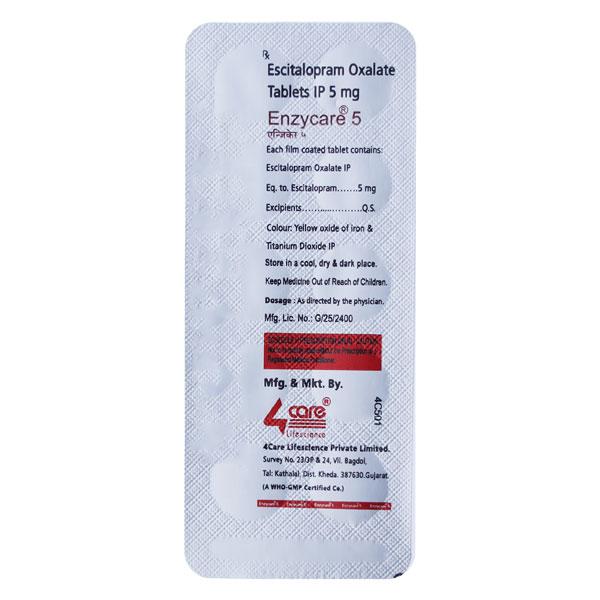 Enzycare 5mg Tablet 10'S