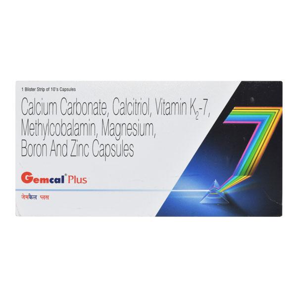 Gemcal Plus Capsule 10'S