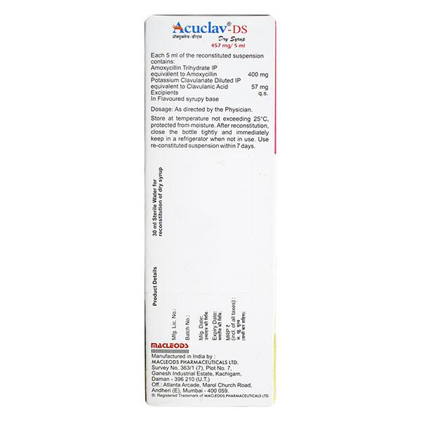 Acuclav DS Dry Syrup 30ml