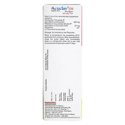 Acuclav DS Dry Syrup 30ml