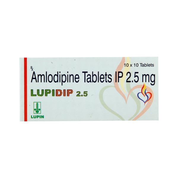 Lupidip 2.5mg Tablet 10'S