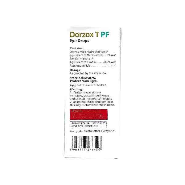 DORZOX T PF Eye Drops 10ml
