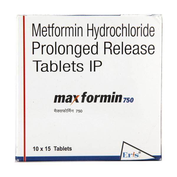 Maxformin 750mg Tablet 15'S