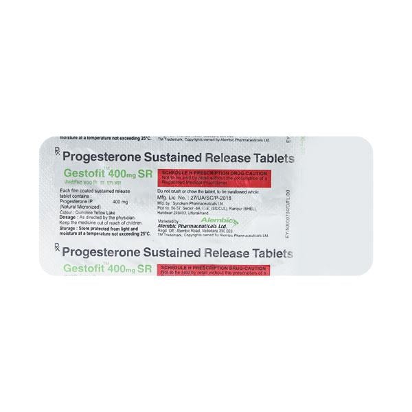 Gestofit SR 400mg Tablet 10'S