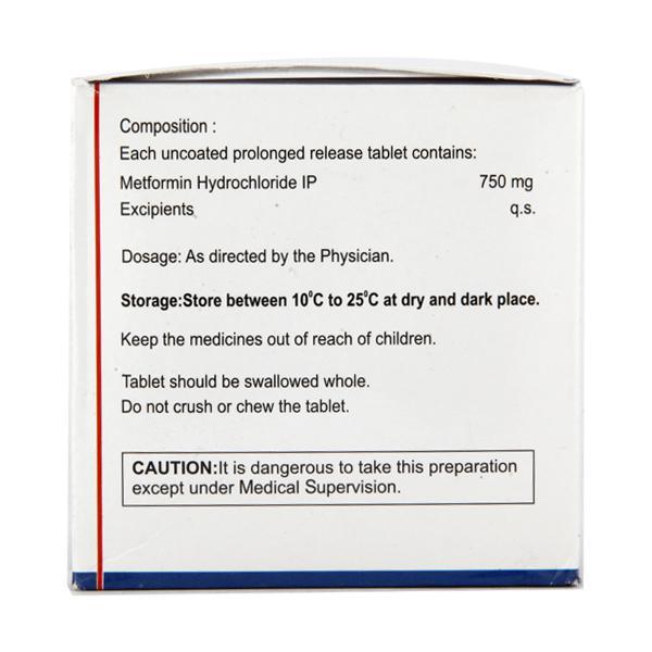 Maxformin 750mg Tablet 15'S