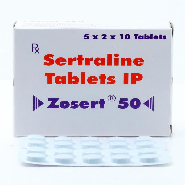 Zosert 50mg Tablet 10'S