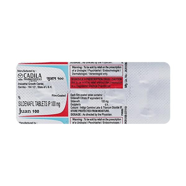 Juan 100mg Tablet 4'S
