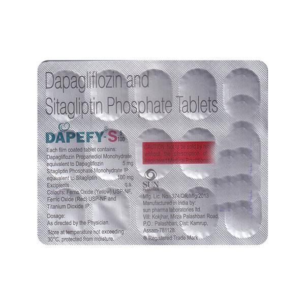 DAPEFY S 5/100 Tablet 15's